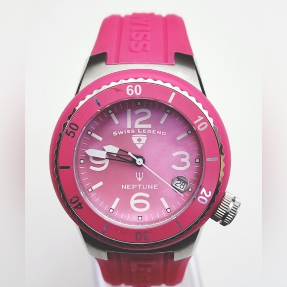 Swiss Legend Pink Watch  SL-11840P-015 40mm w Box & Paperwork